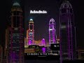 Dubai Night Skyline | Stunning City Lights View ✨