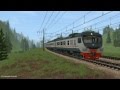 ВЛ10-1462 с грузовым составом и ЭД4М-0483 Trainz