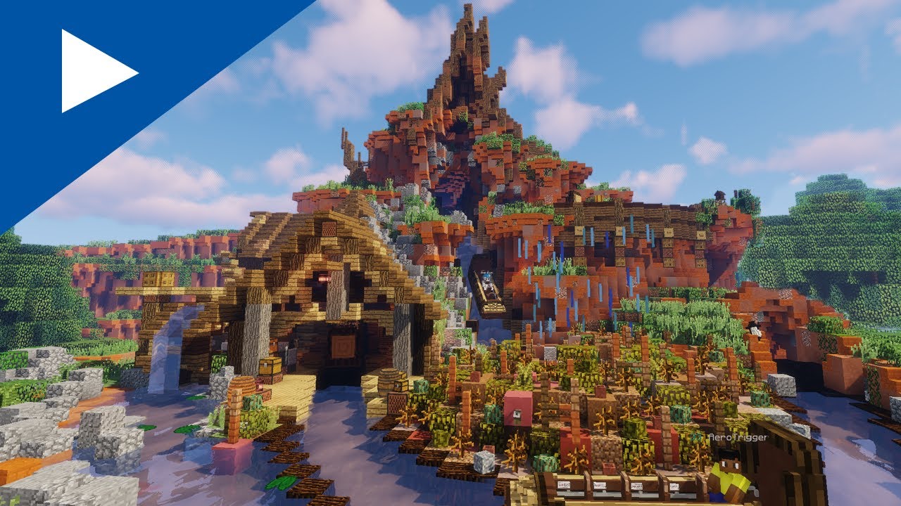 Splash Mountain Minecraft Disneyland 2020 ImagineFun - YouTube.