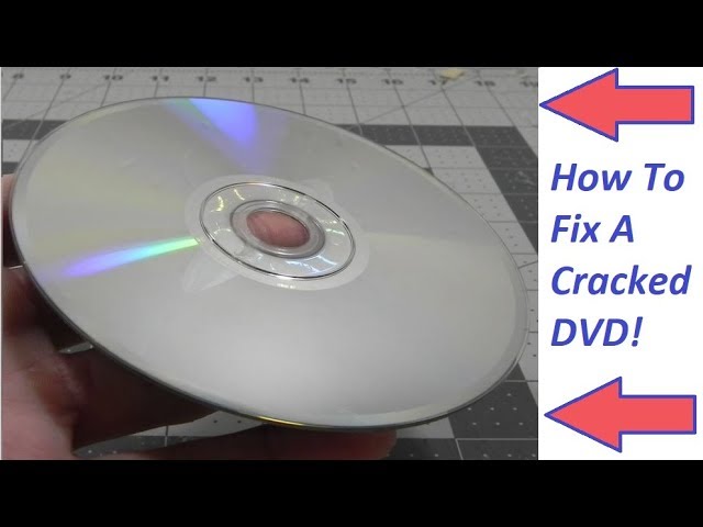 How To Fix A Cracked DVD - YouTube