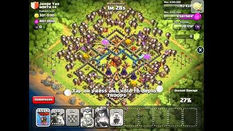 Sandbox attacks and unlimited troops - clash of clans