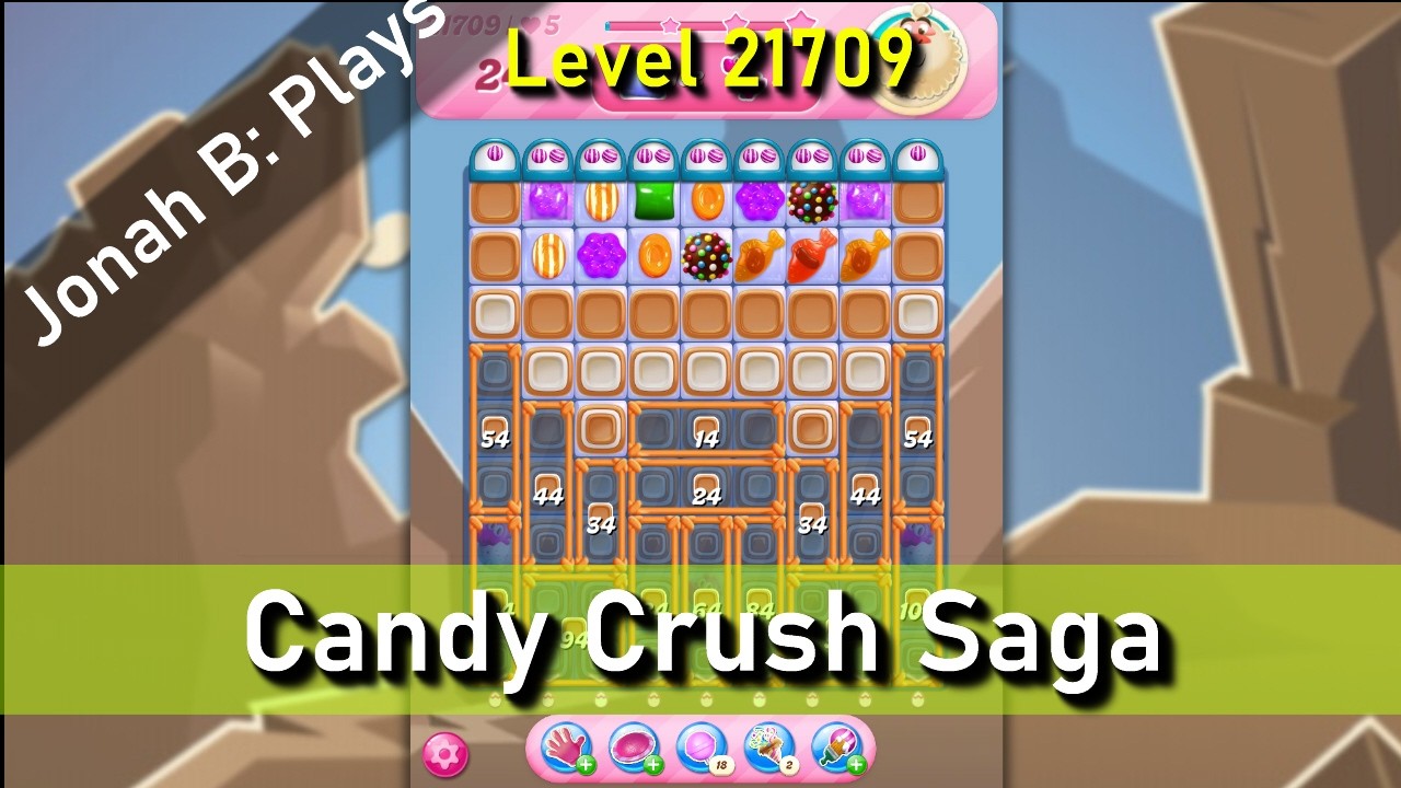 Candy Crush Saga Level 21709 - YouTube