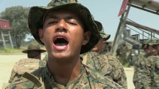 Range Day with Marine Corps Recruits of Lima Company (Circles)