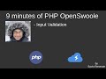 PHP OpenSwoole HTTP Server - Input Validation