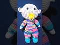 The tutorial for this free no sew #crochet doll is on @HeartandCraftCrochet #amigurumi
