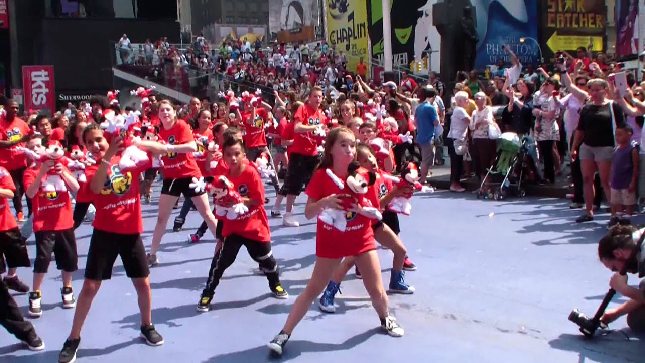 Kristen - opening Flash Mob/ Lead Dancer at Master Moves Mickey Flash Mob in Times Square