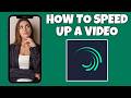 How To Speed Up A Video In Alight Motion | Step By Step Guide - Alight Motion Tutorial