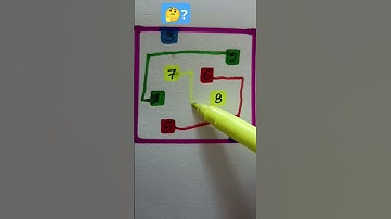 Draw a checkered path of the public with numbers?#shorts#trending#number#art#ytshorts