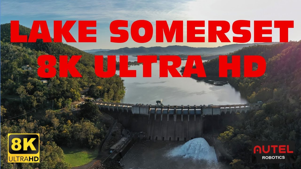 Cinematic 8K Stunning LAKE SOMERSET Australia at Sunrise