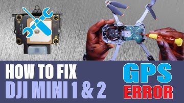 How to Fix Dji Mini 1 & 2 GPS Error - GPS module replacement. Navigation system error fix.