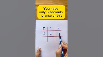 Only 1% Can Solve it!🧠🔥 #quickmath #maths #braintestsolution #brainteaser #puzzle #solvethepuzzle