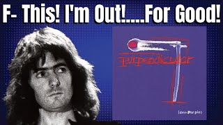 Why Ritchie Blackmore was Done with Deep Purple and the album that followed: Purpendicular.
