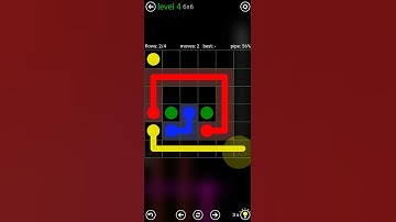 Flow Free, Classic Pack Easy Level 4 (6×6)