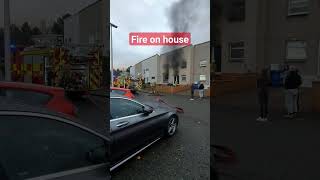 #Fire on house#Edinburgh#Viral video#firefighter#uk