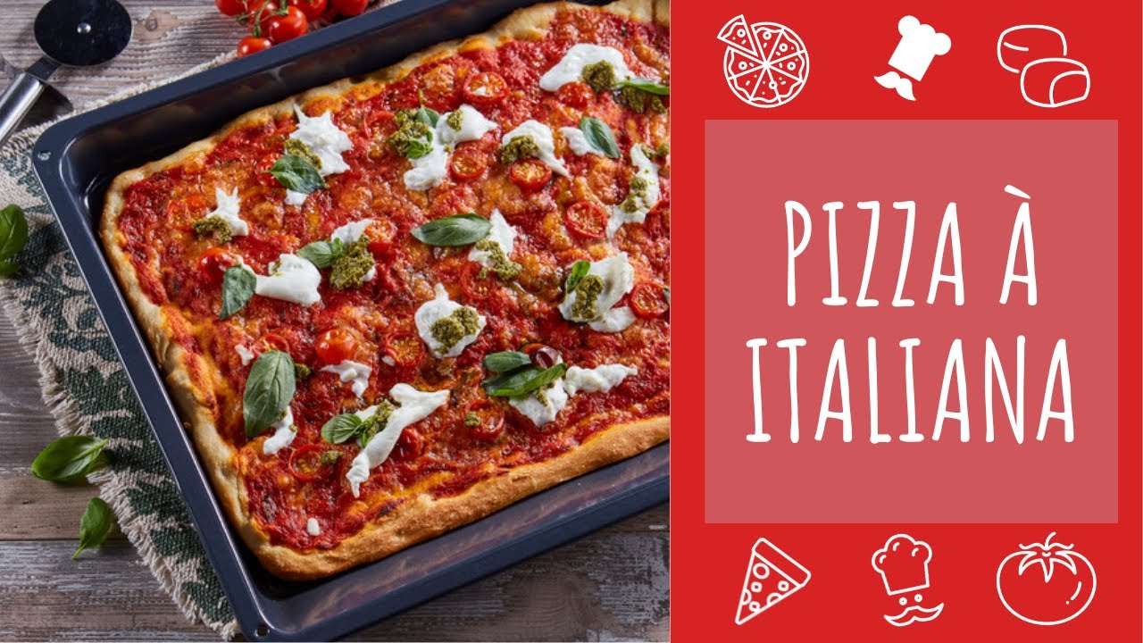 Receita de Pizza à italiana (fácil e vegetarian