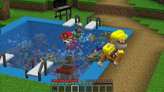 JJ and Mikey Are Сaught by Scary Puppies and Ryder from PAW PATROL Heroes - minecraft Maizen