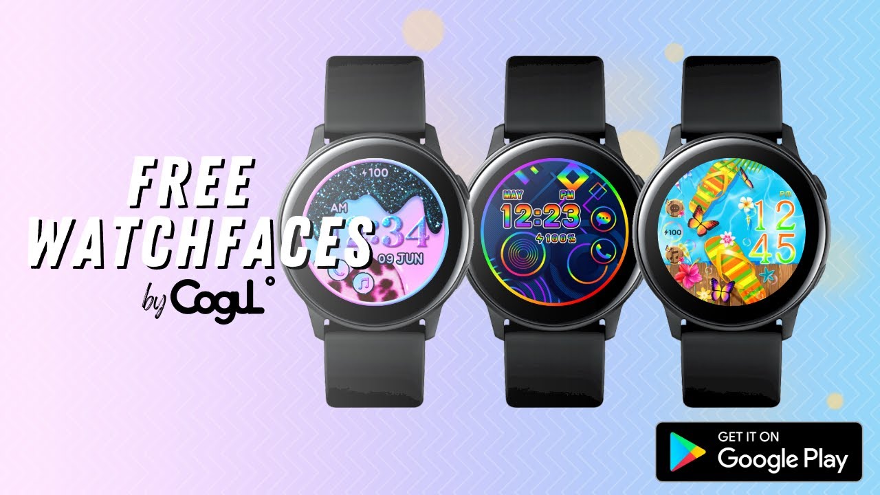 [CoguL]🎵 Neon&Colorful FREE HQ WATCHFACES - YouTube