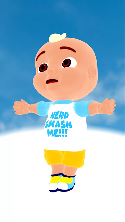 JJ Cocomelon 3D Nerd Smash #nerdsmashruntz #nerdsmash #thekoolnerd