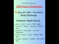 100 days challenge | Daily use verbs  | Everyday learn verbs#100dayschallenge#verbschallenge#grammar