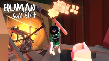 Human Fall Flat - Historical Treasure Hunt (Decrypt) Level Part 1 of 2 Walkthrough | Custom Map