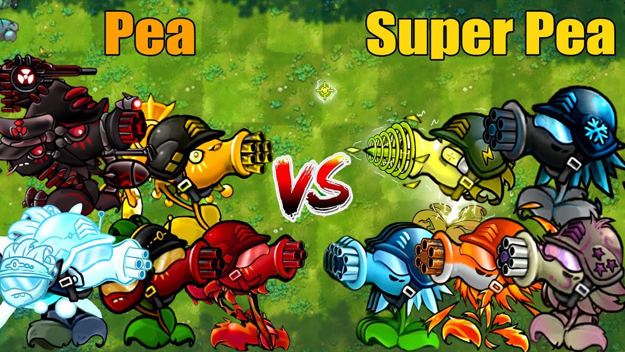 PVZ 1 Fusion 2.7 Challenge!! Team Pea VS Team Super Pea VS 300 Obsidian ...