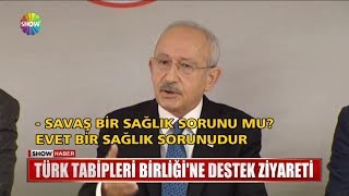 Türk Tabipleri Birliği'ne destek ziyareti