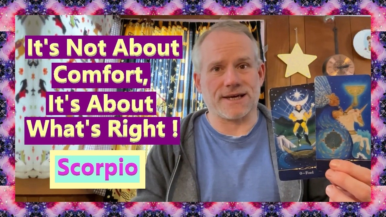 Скорпион — Дело не в комфорте, а в том, что правильно!