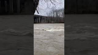 WATER IS UP! Rapids on the Chattahoochee River At Paces Mill #chattahoochee