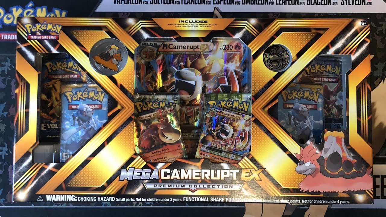 Mega Camerupt EX Premium Collection Pokemon TCG Opening Deutsch German 