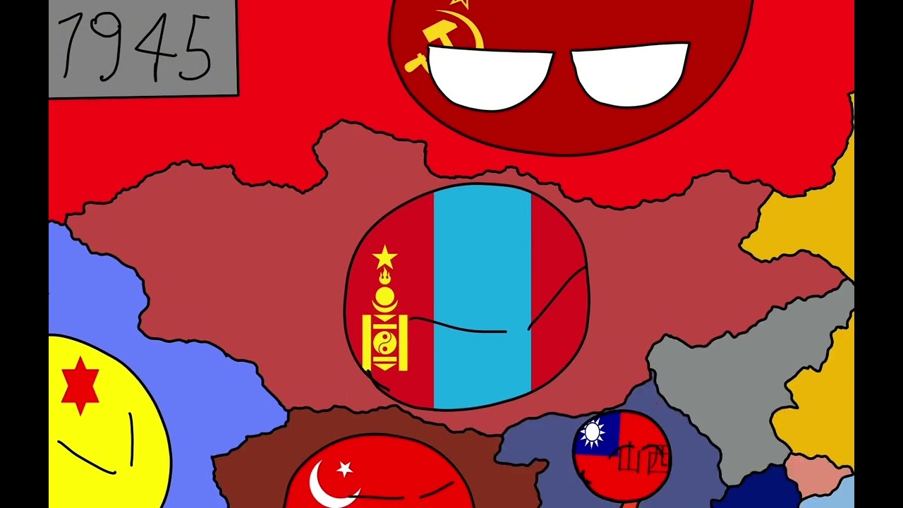 The Modern History Of Mongolia Countryballs