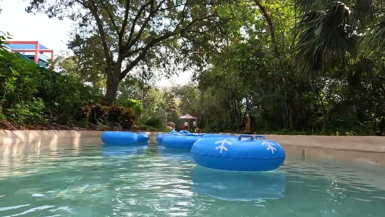 Blizzard Beach Lazy River in 4K--Full Loop