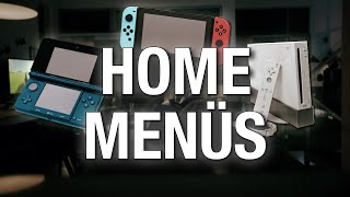 Ein Blick auf alle Nintendo HOME-Menüs