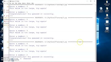 Python Programming 23 Exception handling and Assertions