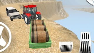 Tractor driver 3D farming simulator games android | Android gameplay | tractor trolley game screenshot 3