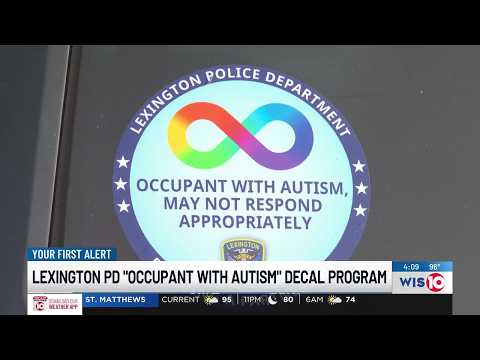 Lexington PD "Occupant with Autism" decal program