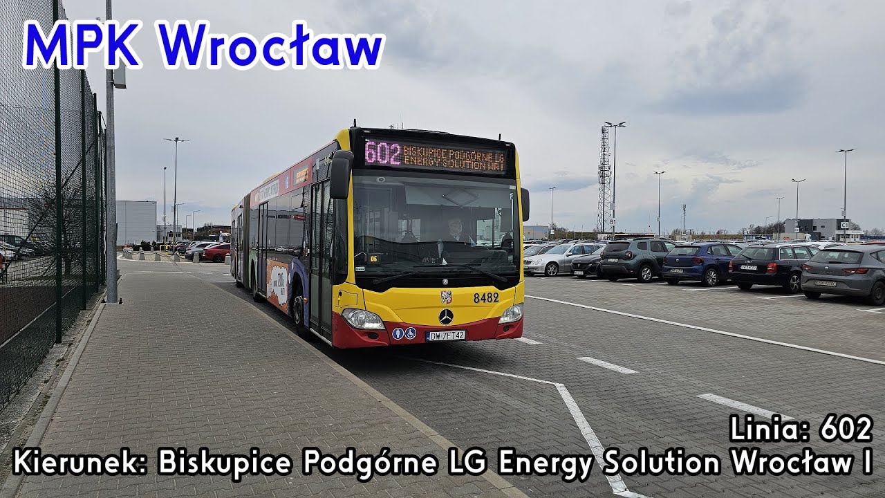 [🇵🇱PL] TIMELAPSE: MPK Wrocław - Linia: [🚍602]