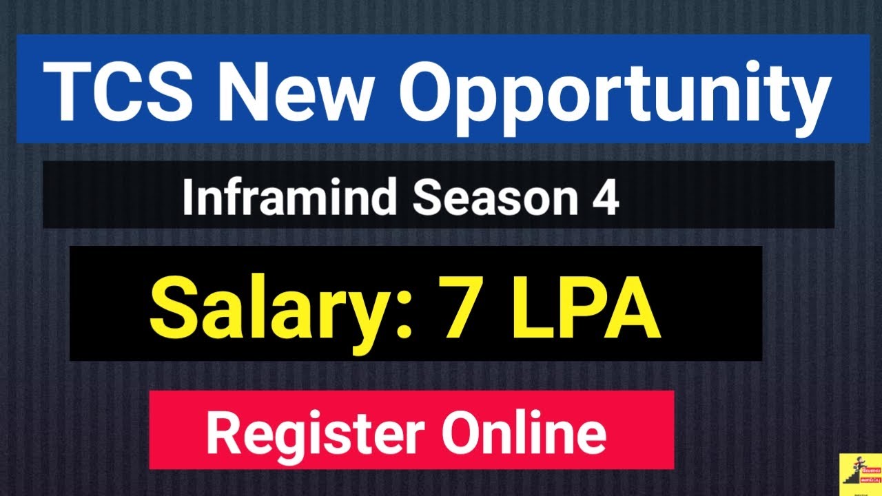 TCS inframind Season 4 | Details | Registration | tips | Tamil
