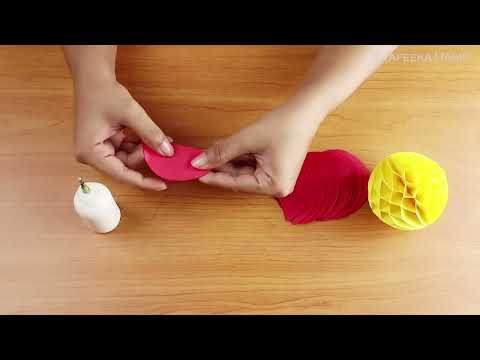 Paper Crafts How to make a Paper Honeycomb Ball DIY 202