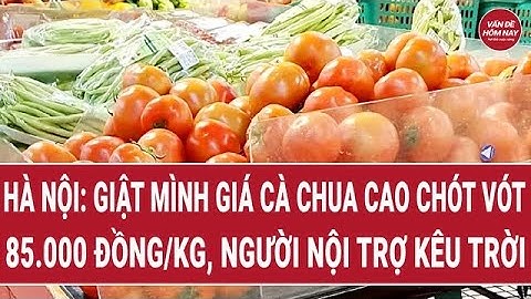 Tin tức nóng: Hà Nội: Giật mình giá cà chua cao chót vót 85.000 đồng/kg, người nội trợ kêu trời