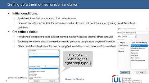 Abaqus Tutorial: Thermo-Mechanical Coupled Simulations & Hot Stamping #2