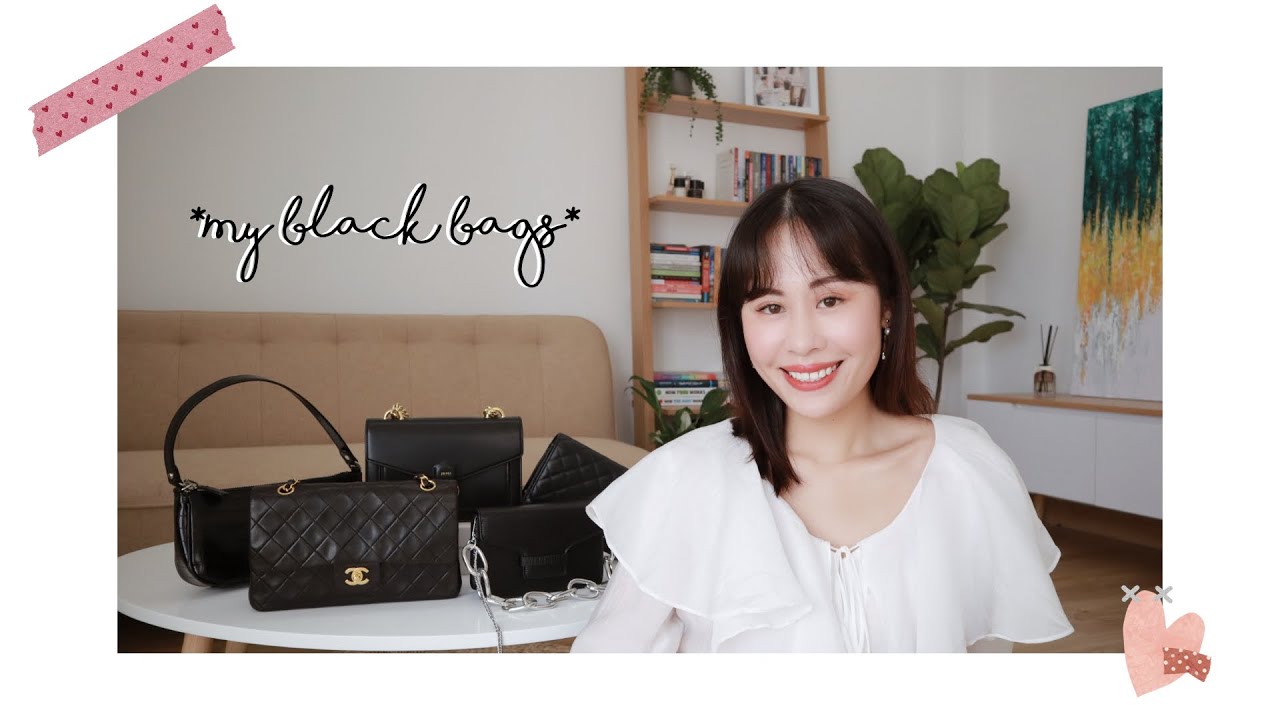 Review 5 Chiếc Túi Màu Đen Từ 300k Đến 70 Triệu 🖤  | My Black Bags | Mailovesbeauty TV