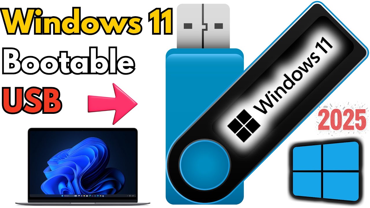 How to Create Windows 11 Bootable USB Drive ( 2025 Easy Method) - YouTube
