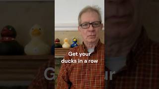 English Idioms: Get your ducks in a row #LearnEnglish #EnglishIdioms #Funny