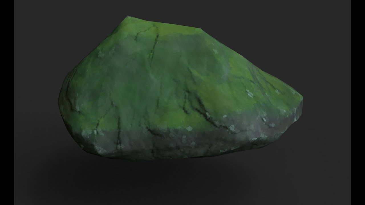 Making a Ghibli Styled Rock in Blender and Substance Painter! - YouTube