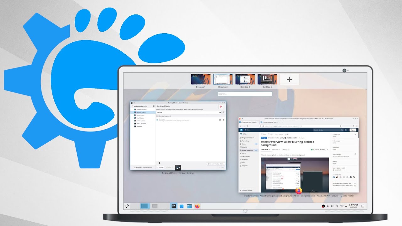 KDE Plasma 5.23.90 Update is HUGE - YouTube