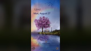 Celebrity Galaxy Premium Theme - Lonely Spring Animated Lockscreen Profile