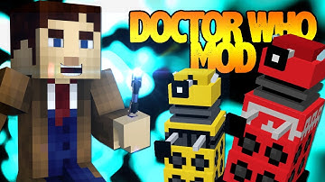 DOCTOR WHO MOD | Minecraft Mod Showcase! Daleks, The Tardis, Gallifrey & MORE
