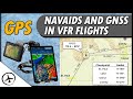Use of navaids and gnss in vfr navigation