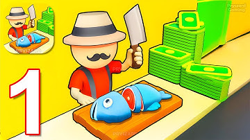 Seafood Factory Inc - Gameplay Walkthrough Part 1 Create Seafood Fish Factory (iOS, Android)