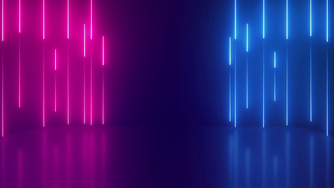 No Copyright Vertical Glowing Neon Lights Stage Loop Animated Background -  Motion Made - YouTube